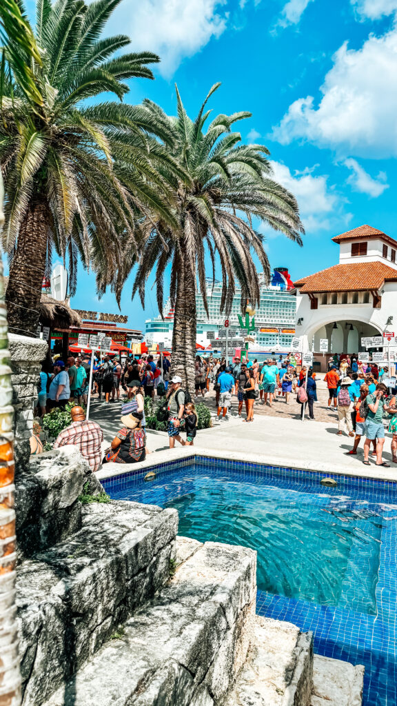 The Puerta Maya cruise terminal in Cozumel, Mexico