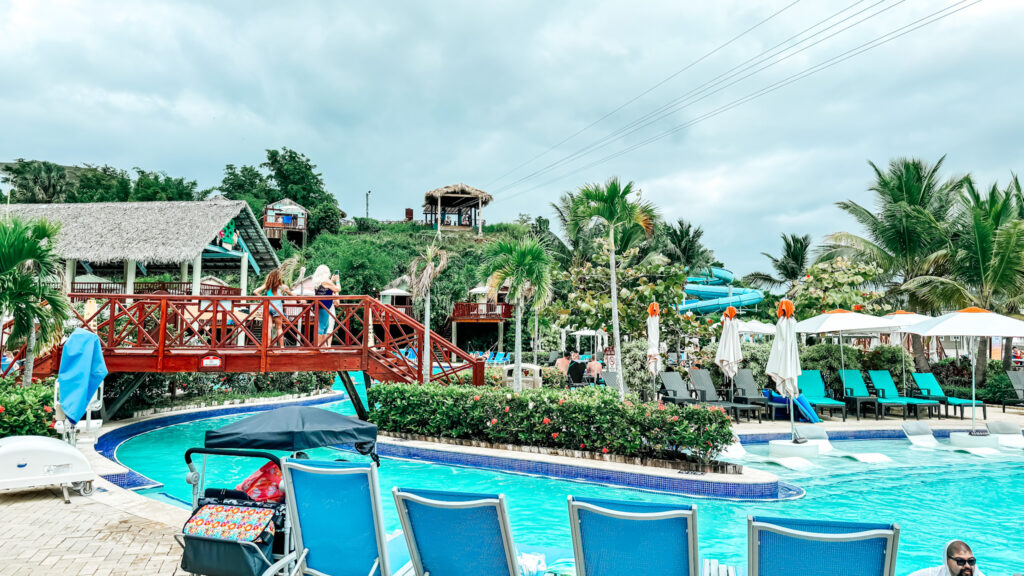 The pool area at Amber Cove in Puerto Plata, Dominican Republic.