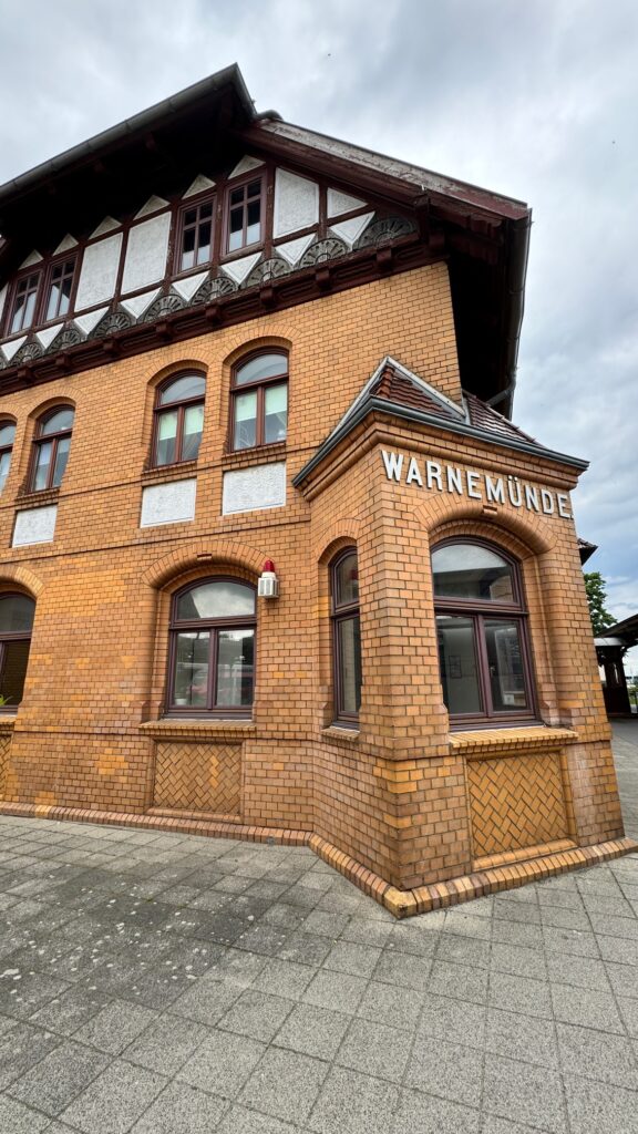 A building in Warnemünde in Germany.