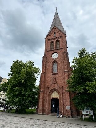 The Warnemünde Church in Germany.